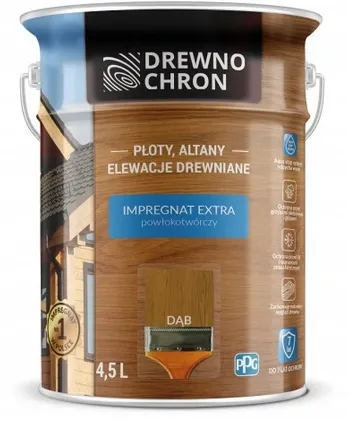 drewnochron-impregnat-extra-dab-45l-stan-nowy