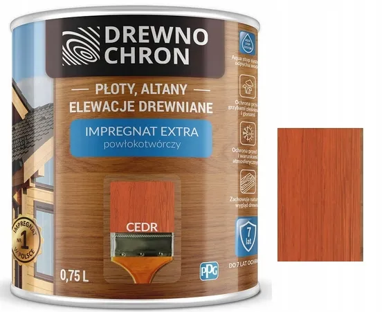 drewnochron-impregnat-extra-cedr-075l-stan-nowy