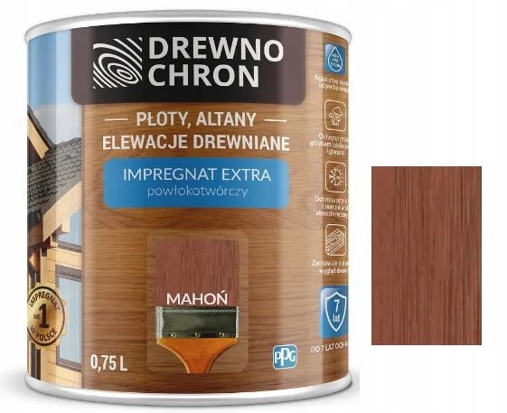 drewnochron-impregnat-extra-mahon-075l-stan-nowy