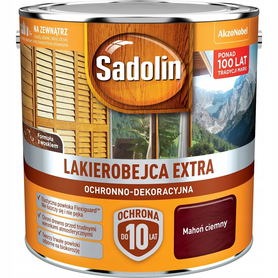 sadolin-extra-lakierobejca-ciemny-mahon-25l-stan-nowy