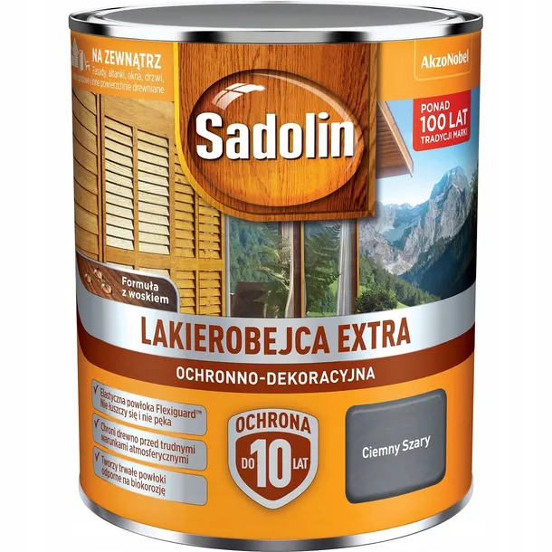 sadolin-extra-lakierobejca-ciemny-szary-5l-stan-nowy