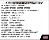 cobi-5837-samolot-a-10-thunderbolt-ii-warthog-stan-nowy-wiek-dziecka-8-lat