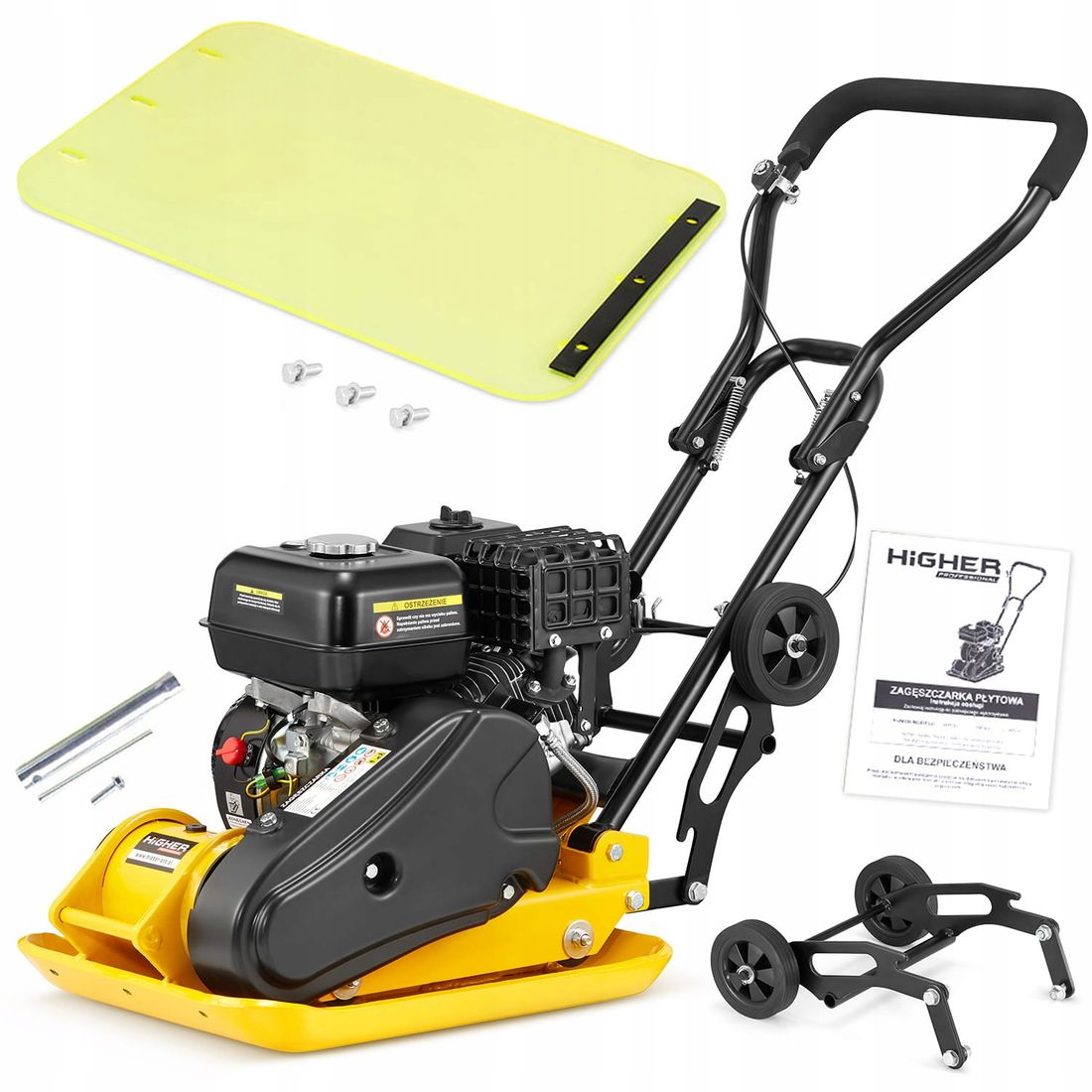 Emika Zagęszczarka gruntu płytowa UBIJAK skoczek HIGHER 90kg 6,5KM