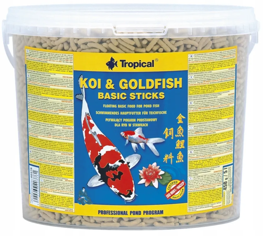 tropical-pond-koi-goldfish-basic-stick-5l-wiadro-stan-nowy