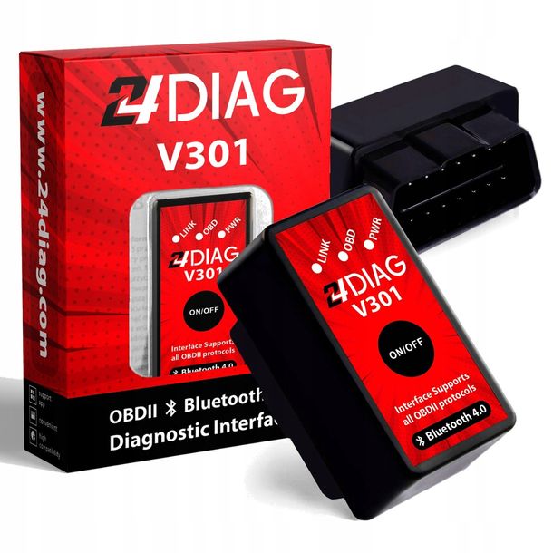 ELM327 BLUETOOTH 4.0 OBD2 INTERFEJS DIAGNOSTYCZNY - ERLI.pl