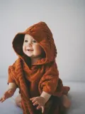 filibabba-poncho-zigzag-rust-stan-nowy-plec-chlopcy-dziewczynki