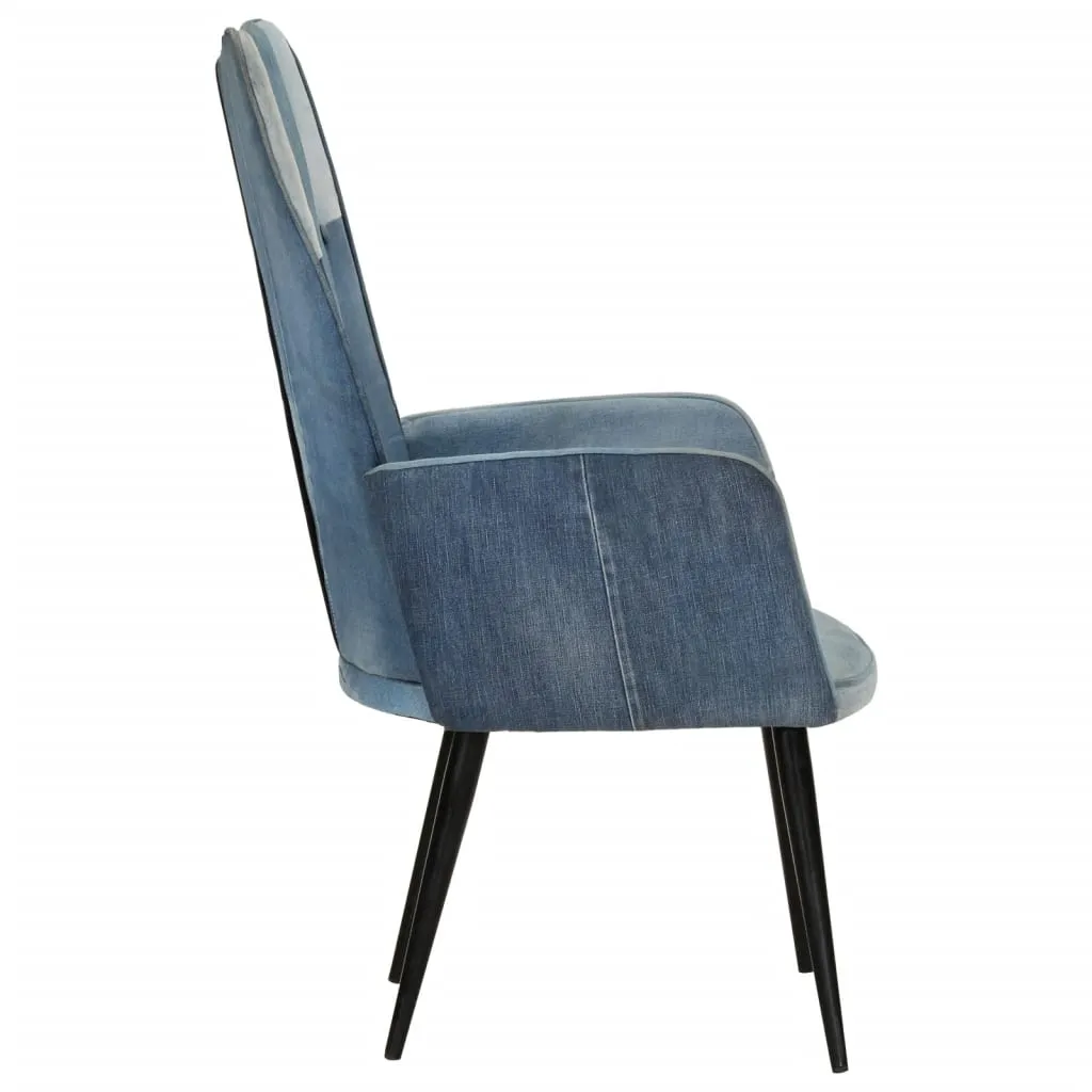 fotel-z-wysokim-oparciem-patchwork-denim
