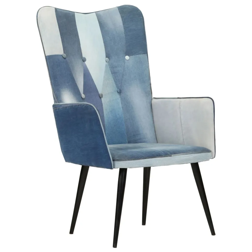 fotel-z-wysokim-oparciem-patchwork-denim