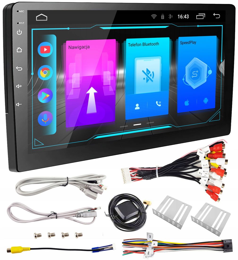 RADIO SAMOCHODOWE 2DIN ANDROID GPS USB BT EKRAN 9' ERLI.pl