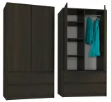 szafa-garderobiana-b-9-o-szerokosci-90cm-z-2-drzwiami-i-2-szufladami-w-kolorze-wenge