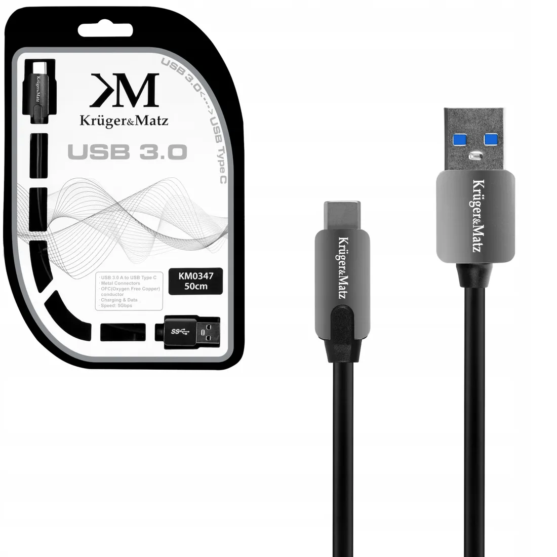 kabel-usb-3-0-usb-typ-c-5-gbps-05m-stan-nowy