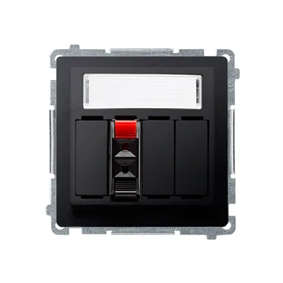 gniazdo-glosnikowe-1-krotne-grafit-mat-basic-standard