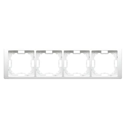 ramka-4-krotna-bialy-basic-neos