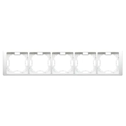 ramka-5-krotna-bialy-basic-neos