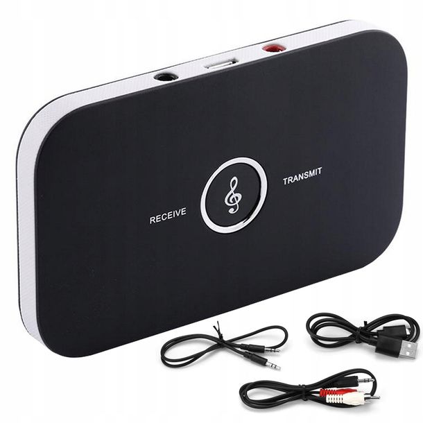 TRANSMITER ODBIORNIK NADAJNIK ADAPTER BLUETOOTH MINIJACK DO SAMOCHODU AUTA