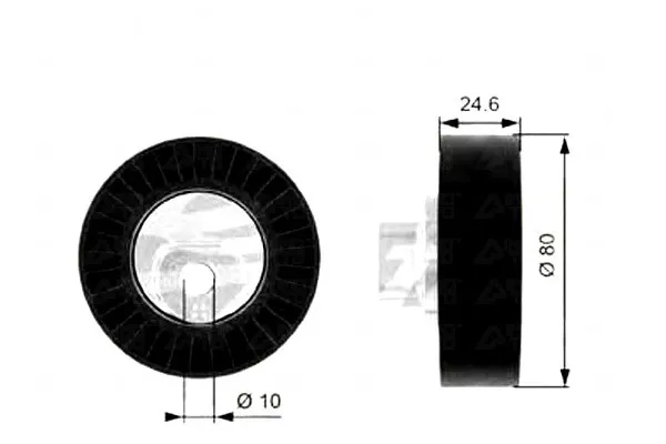 rolka-prowadzaca-pasek-bmw-3-e36-3-e46-3-e90-stan-nowy