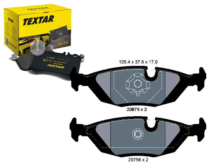 klocki-hamulcowe-bmw-tyl-e30-e28-81-87-textar