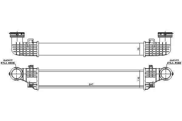intercooler-mercedes-cls-c219-e-t-model-s211-e-stan-nowy