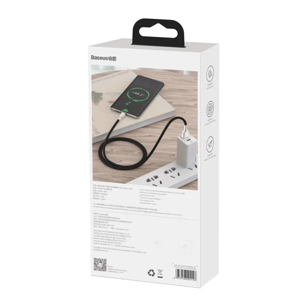 kabel-usb-do-usb-c-baseus-cafule-66w-1m-czarny-stan-nowy