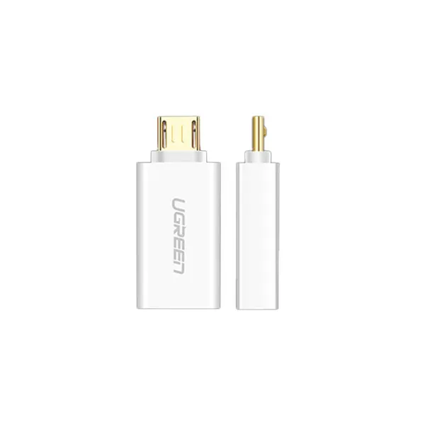 adapter-usb-do-micro-usb-ugreen-us195-otg-bialy-stan-nowy