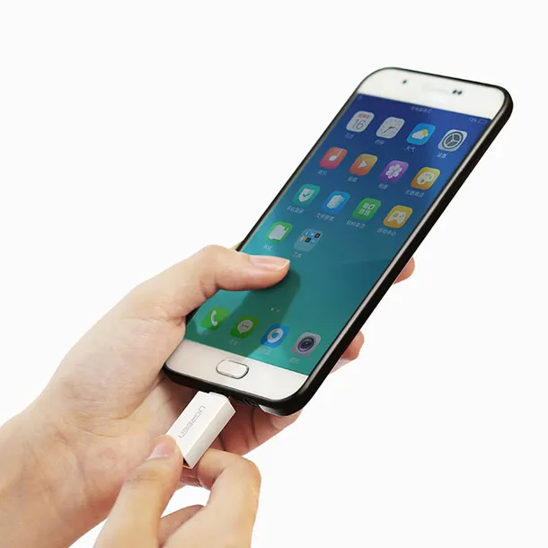 adapter-usb-do-micro-usb-ugreen-us195-otg-bialy-stan-nowy