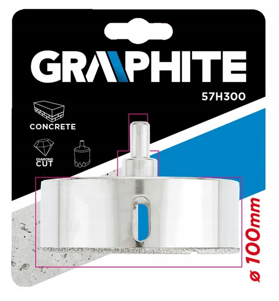 wiertlo-diamentowe-do-gresu-100mm-graphite-57h300-stan-nowy