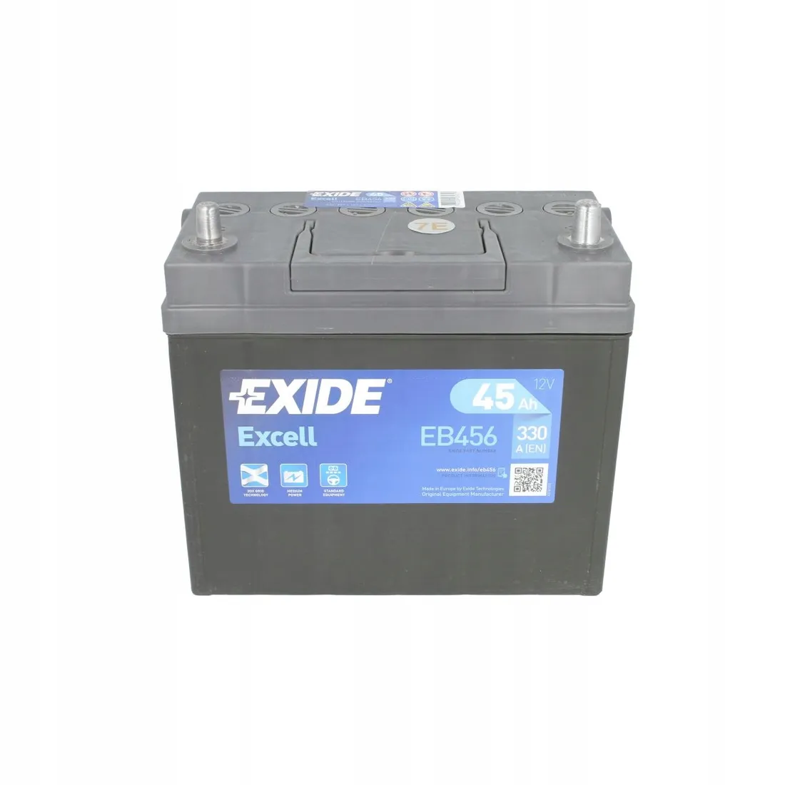 akumulator-exide-excell-45ah-330a-p-stan-nowy