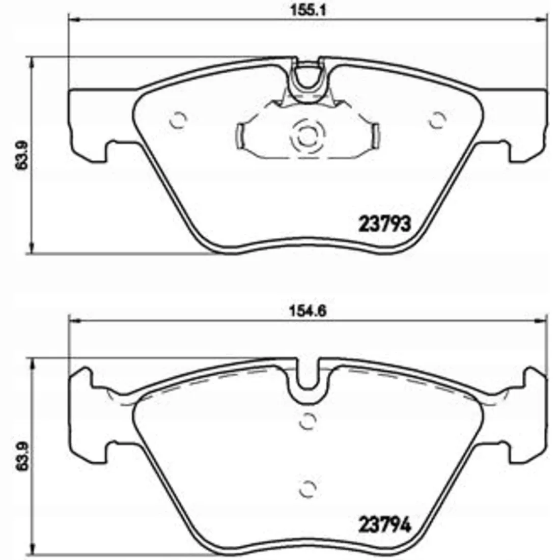 klocki-brembo-xtra-przod-bmw-5-e60-5-e61-x1-e84-stan-nowy