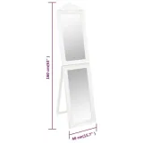 lustro-wolnostojace-biale-40x160cm-stan-nowy