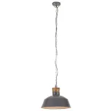 lampa-wiszaca-42cm-szara-e27-stan-nowy