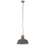 lampa-wiszaca-42cm-szara-e27-stan-nowy
