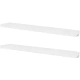 polki-scienne-4-szt-biale-120cm-stan-nowy