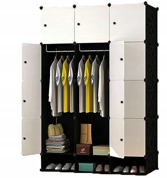 modulowa-szafa-garderoba-przechowywanie-system-kolor-frontow-bialy