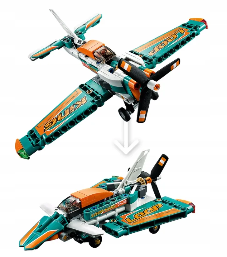 lego-technic-samolot-wyscigowy-42117-stan-nowy
