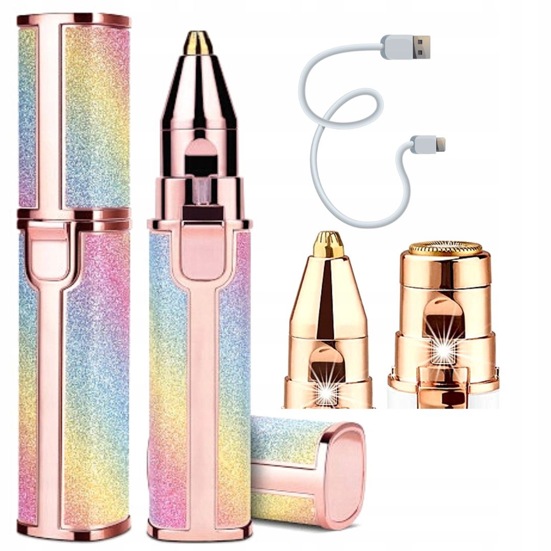 GOLARKA DO TWARZY I BRWI TRYMER DAMSKI 2w1 USB ERLI.pl