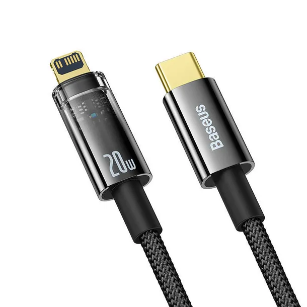kabel-usb-c-do-lightning-baseus-explorer-20w-2m-czarny-waga-z-opakowaniem-0-3-kg-stan-nowy