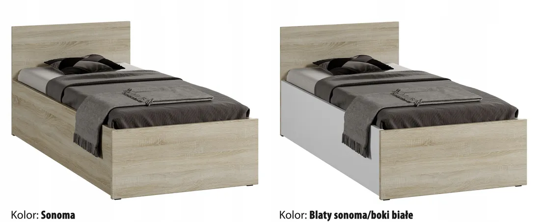 lozko-dm1-90x200-biale