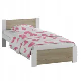lozko-dmd3-90x200-biale-dab-sonoma-stan-nowy