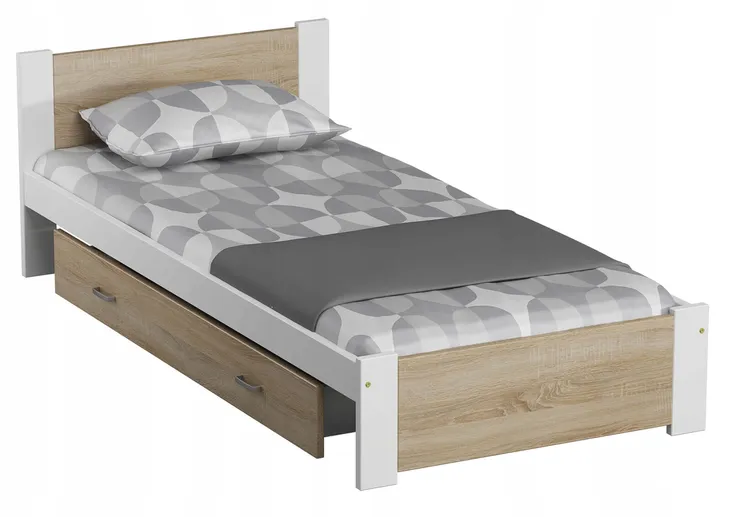 lozko-dmd3-90x200-biale-dab-sonoma-rozmiar-90x200