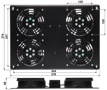 panel-wentylatorow-a19-4w-do-szafy-rack-stan-nowy