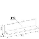 polka-scienna-wiszaca-80cm-dab-sonoma-dexter-glebokosc-mebla-20-cm