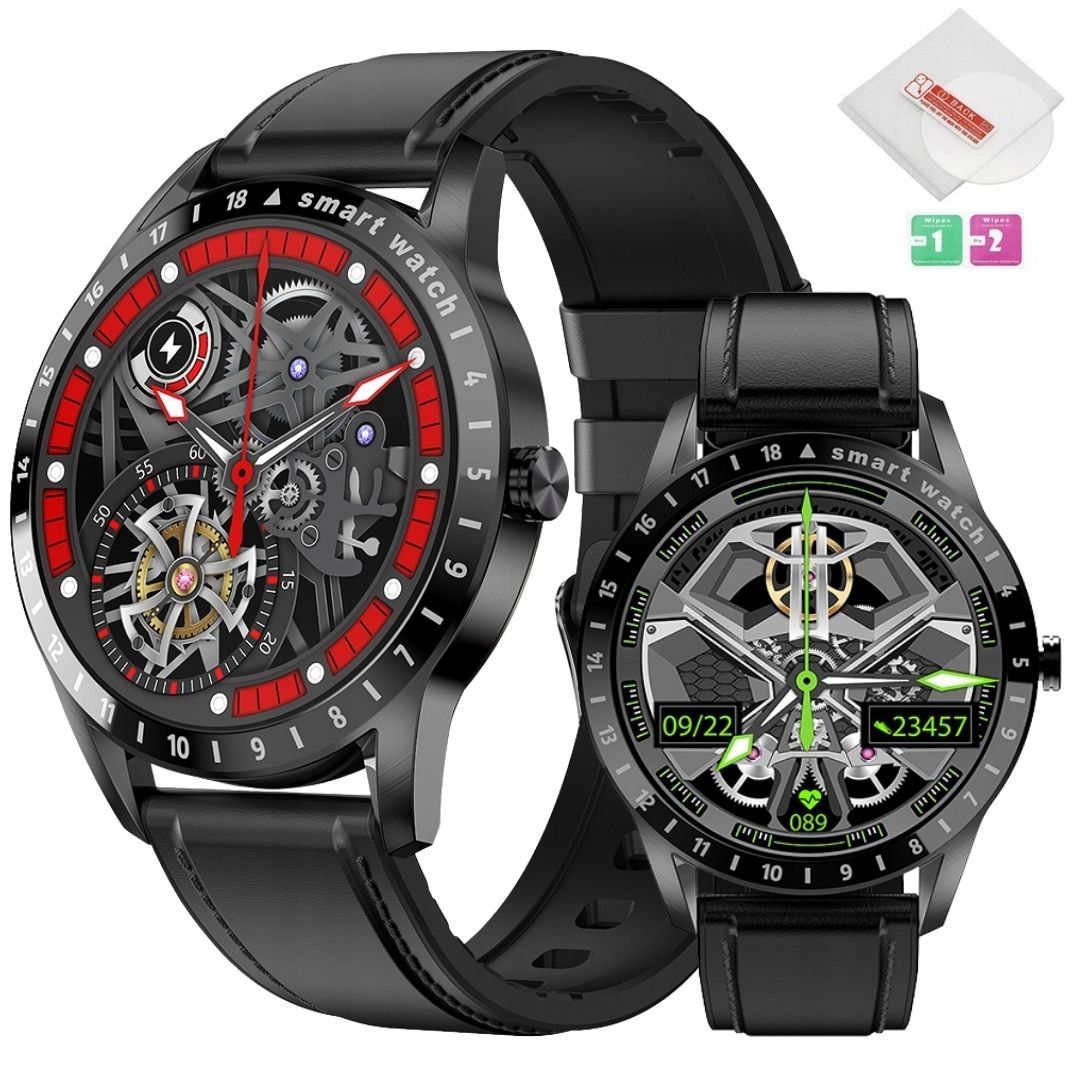 SMARTWATCH MĘSKI AMOLED ZEGAREK HUAWEI SAMSUNG EKG ERLI.pl