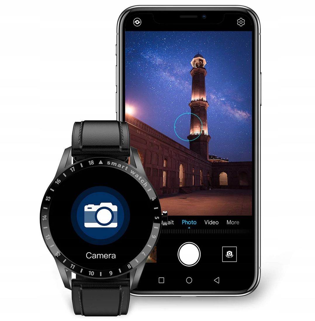 SMARTWATCH MĘSKI AMOLED ZEGAREK HUAWEI SAMSUNG EKG ERLI.pl