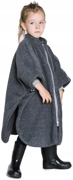 patulove-ponczo-samochodowe-basic-grafit-grey-stan-nowy