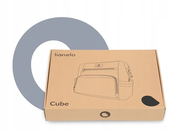 lionelo-duza-plecak-torba-cube-do-wozka-grey-stan-nowy