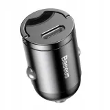 baseus-ladowarka-do-auta-usb-typ-c-30w-szara-stan-nowy