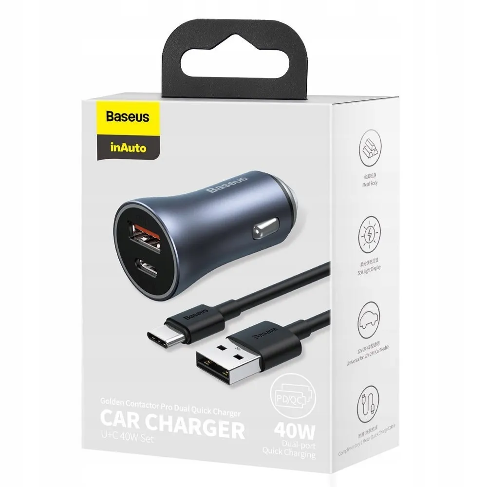 baseus-ladowarka-samochodowa-usb-usb-c-40w-kabel