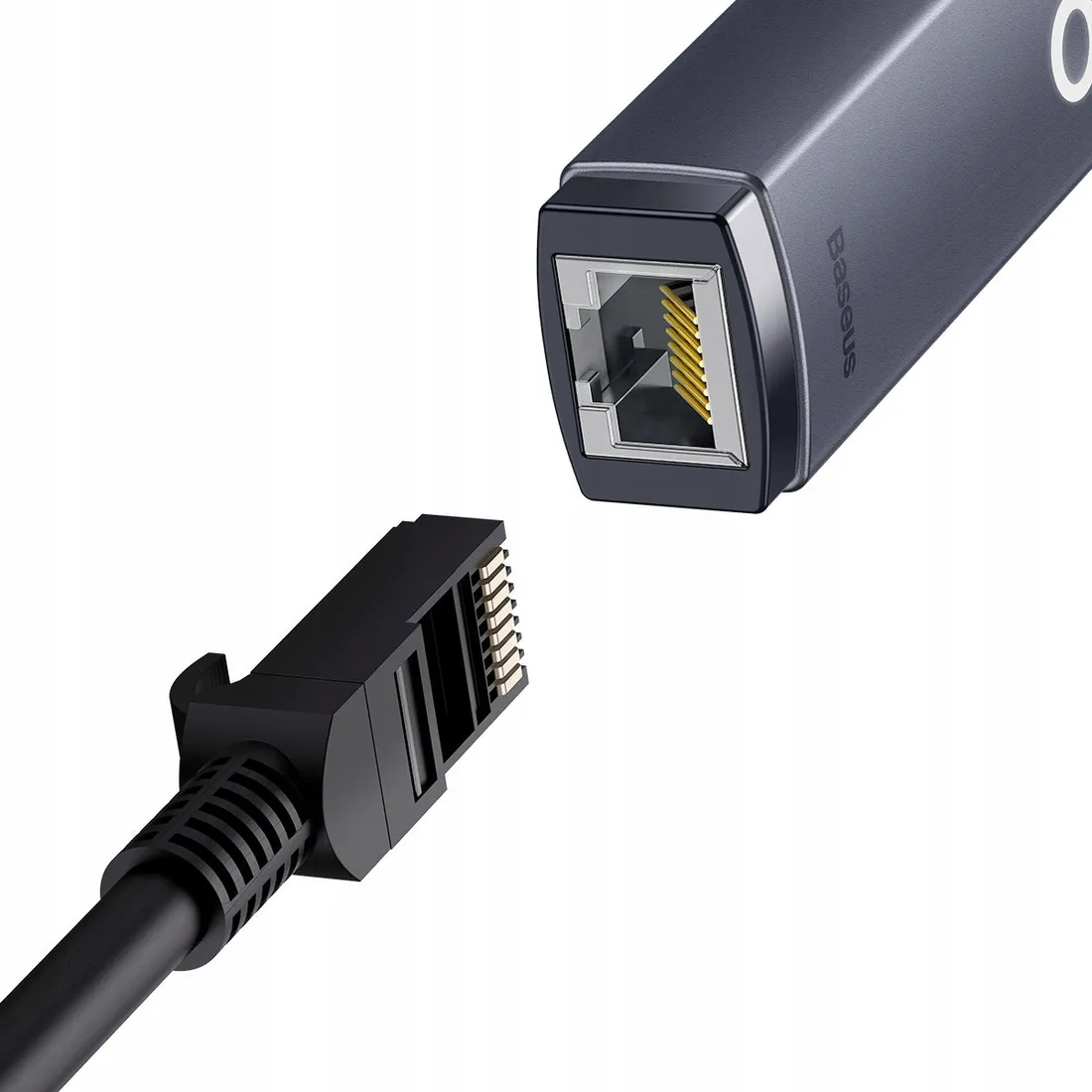 baseus-adapter-usb-rj45-lan-100mbps-szary-stan-nowy