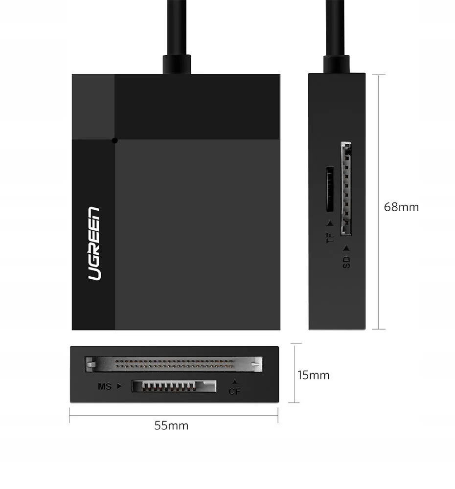 ugreen-czytnik-kart-usb-3-0-sd-micro-sd-cf-ms-stan-nowy