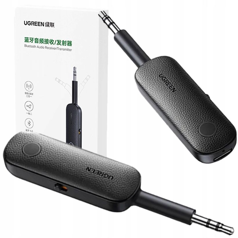 UGREEN 5.3 Bluetooth Odbiornik Samochodowy Bluetooth z Gniazdem 3